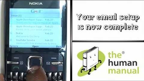 Email setup | Nokia C3 | The Human Manual