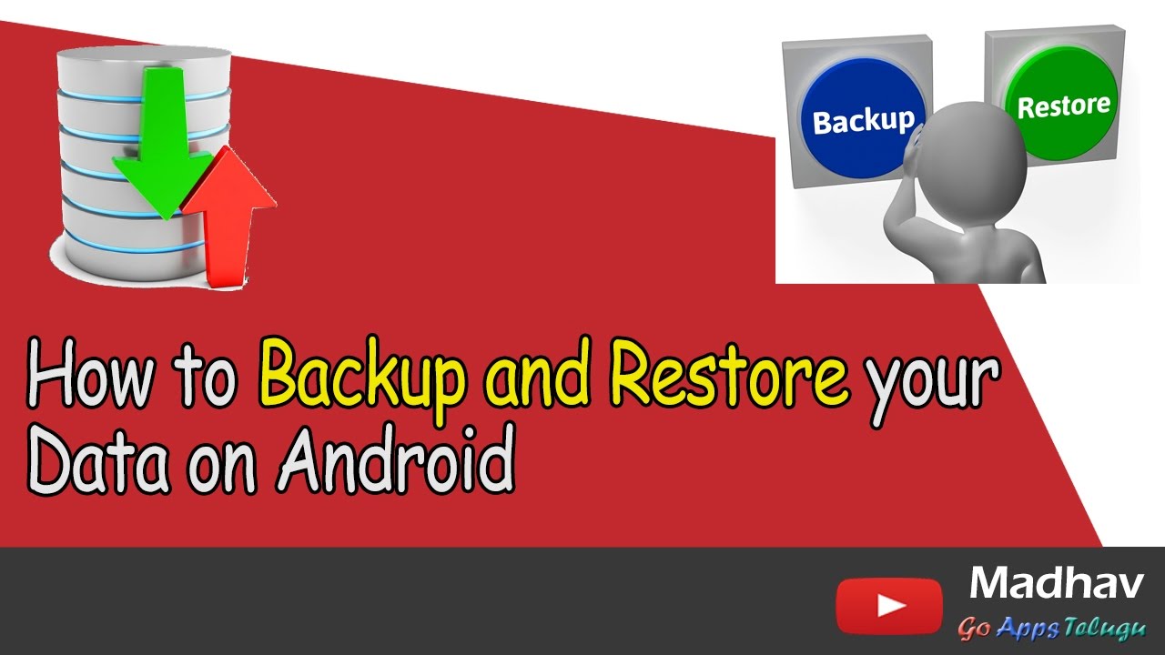 How to Backup and Restore your Data on Android - YouTube