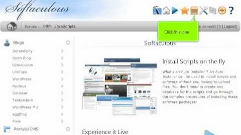 How to list all scripts that have been installed by Softaculous