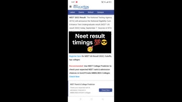 #neetresult2022 download 😎 neet result updated | neet results 2022👍 #shorts