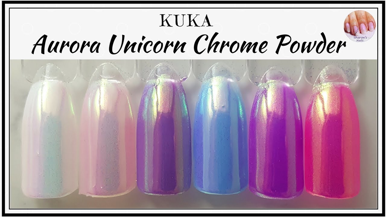 KUKA Chameleon Pigment Nail Changing Mirror Chrome Powder Art Glitter Dust  Shine Manicure (Green Purple) : Amazon.co.uk: Beauty