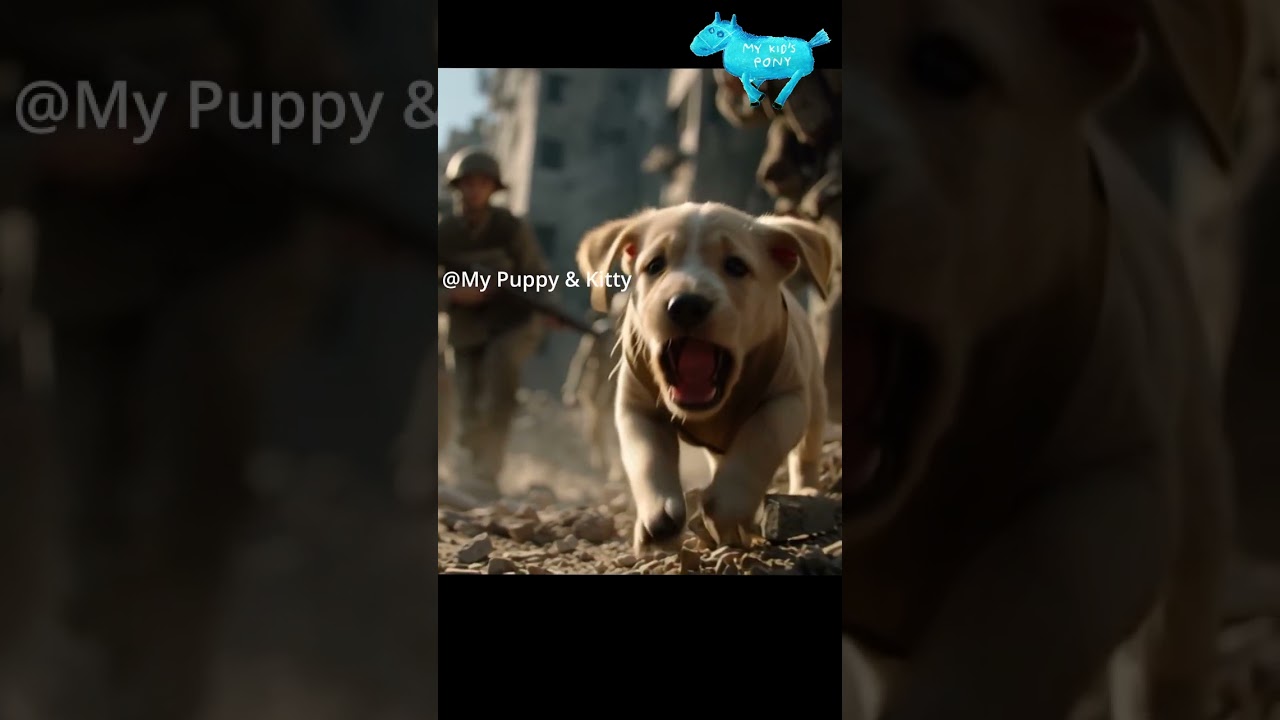 🐶 Poor Puppy in War | A Tale of Hope in the Iran Iraq Conflict | war | iran and irak 