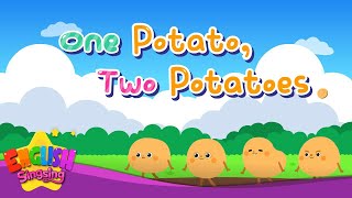 one potato two potatoes nursery rhymes animation kids song with lyrics