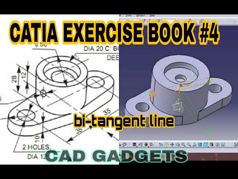 Catia Exercise Book #4 #catiav5 CADGADGETS