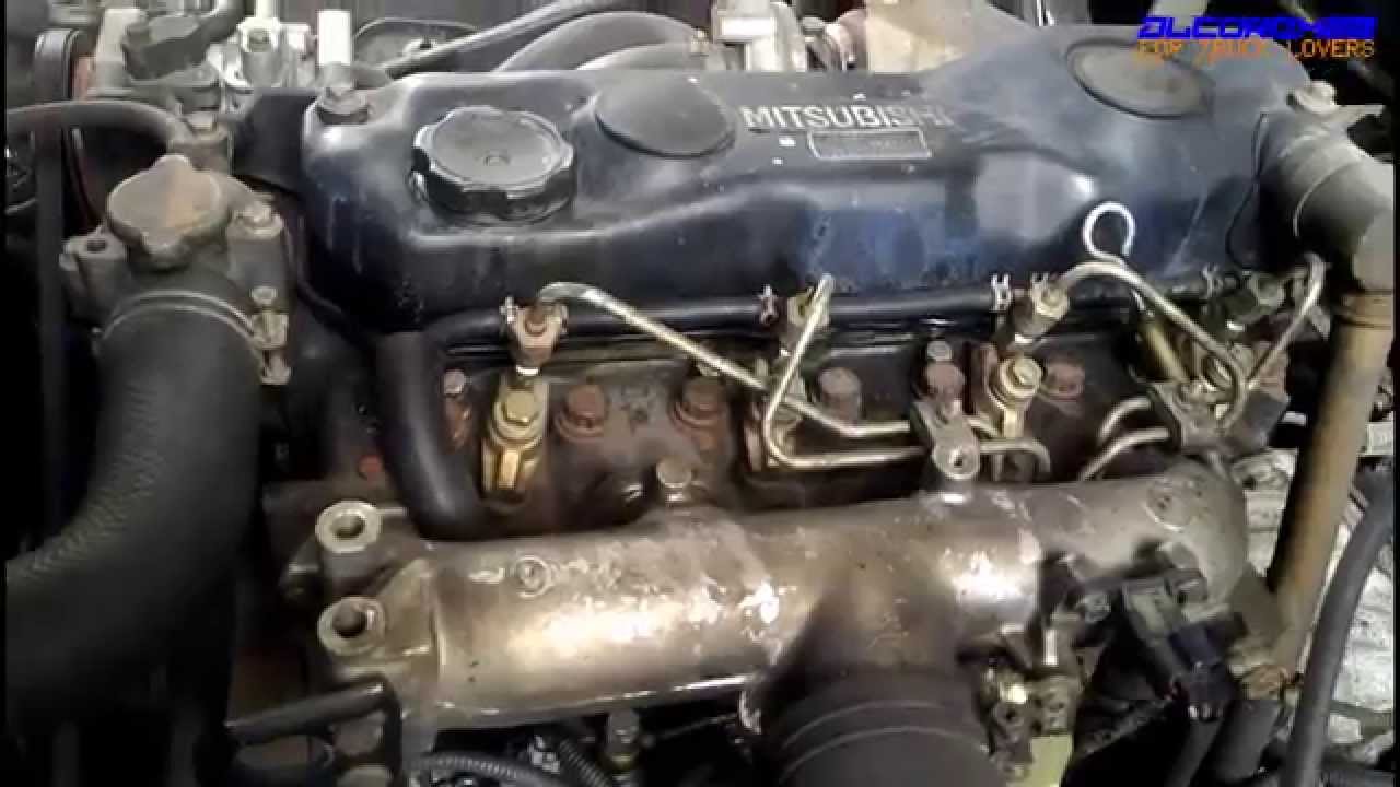 Mitsubishi Fuso  4D34 T6 Euro3 Engine View YouTube