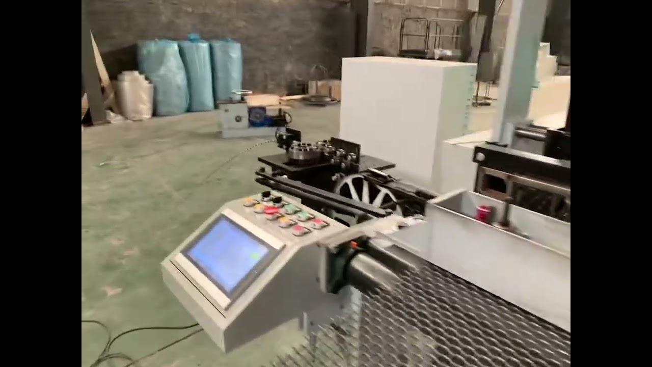 F102 full automatic crimped wire mesh machine for wire diameter 1.5-4.0mm