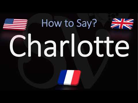 Video: Is charlotte 'n Franse woord?
