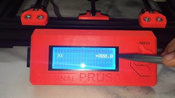 Prusa i3 Mk3 Menu Functions Explained