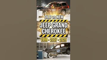 OLD vs NEW: Jeep Grand Cherokee Crash Test (1999 • 2007 • 2025)