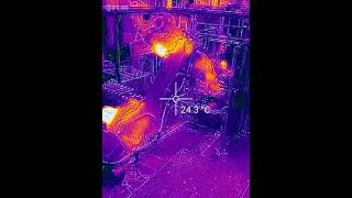 Heat-vision robot check-up with a smartphone dongle (FLIR One)
