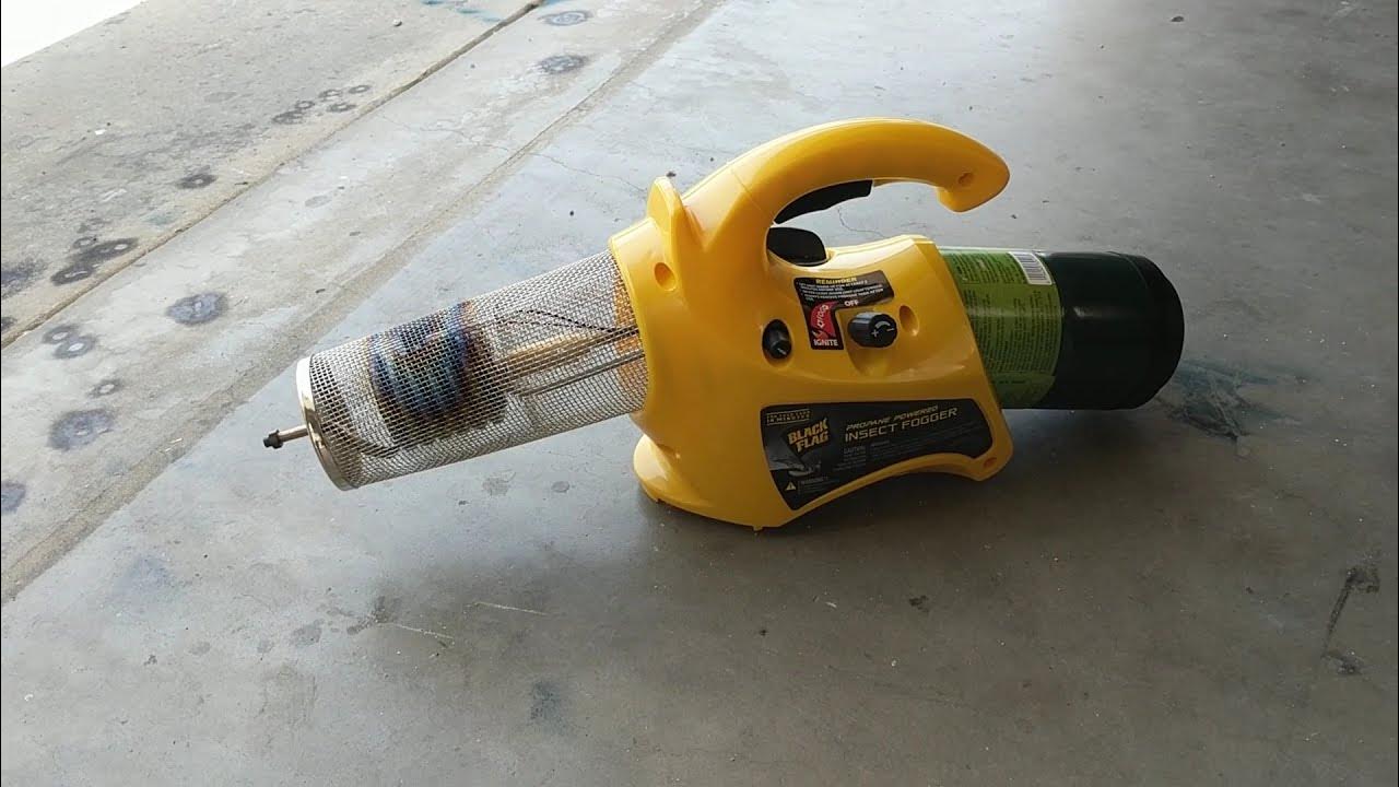 Black Flag propane powered mosquito fogger YouTube