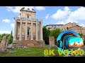 Roman Forum of ancient Rome, Palatine and Capitoline hills Part 6 ROME ITALY 8K 4K VR180 3D Travel