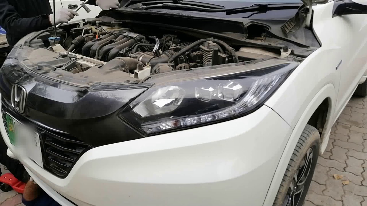 Electric parking brake Honda Vezel YouTube