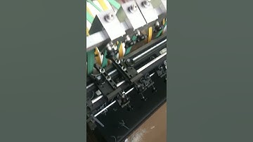 Card paper box making with V Grooving machine