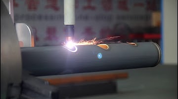 5 Axis | CNC Pipe Hole Cutting With Plasma Flame Video