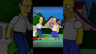 Flanders went to visit his new neighbor #anime #animerecap #TheSimpsons