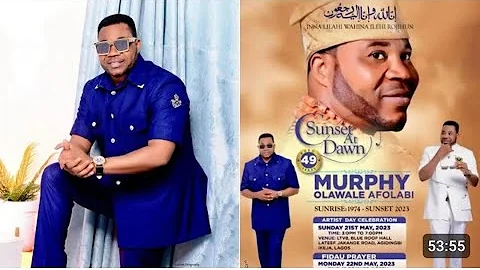 NOLLYWOOD STARS STORMS LATE MURPHY AFOLABI ARTISTS NIGHT AND CANDLE NIGHT 🌃