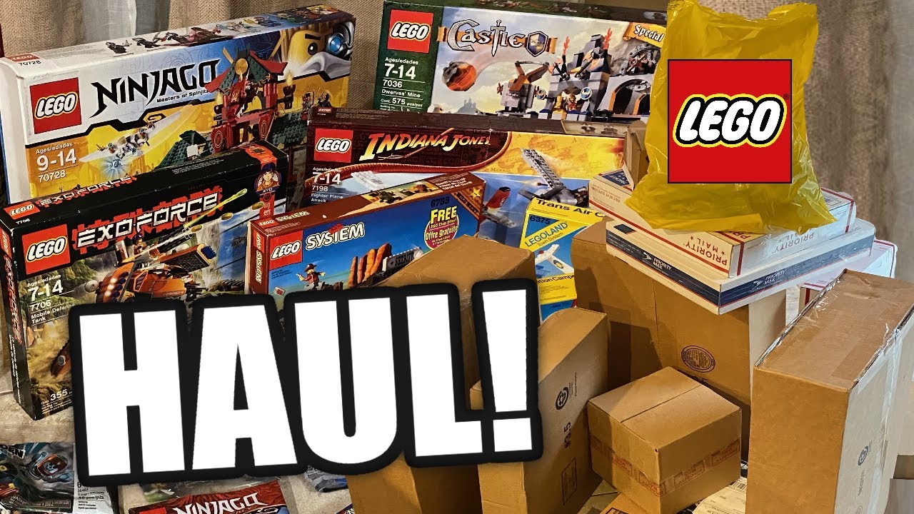 Ultimate Lego Haul For 2021l Big Rare Sets Some I Ve Wanted Forever Youtube