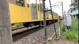 西武2000系2057F+2455F 急行西武新宿行き　武蔵関~東伏見