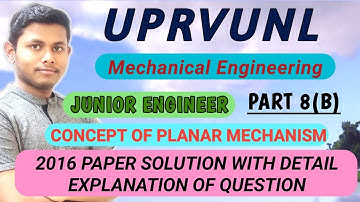 PART- 8(B) | UPRVUNL JE Previous Year Paper Solution | UPRVUNL Mechanical JE Paper | UPRVUNL JE 2021