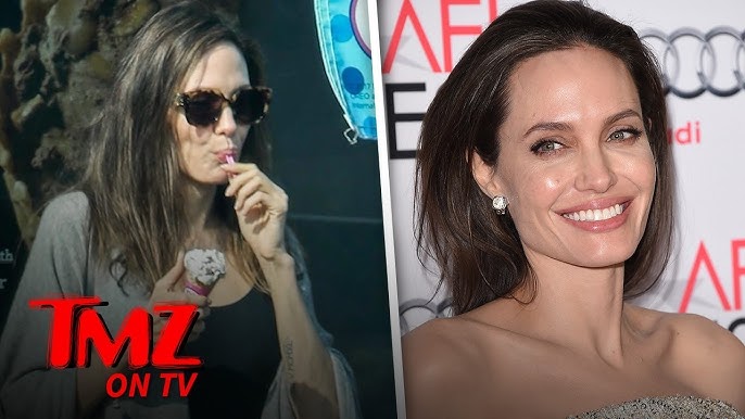 Angelina Jolie Loves Her Some Ice Cream! | TMZ TV - YouTube