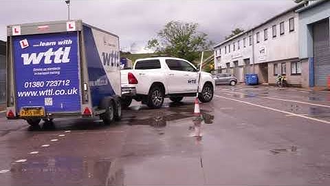 HOW TO: B+E Car and Trailer Driving Test - Reverse Exercise