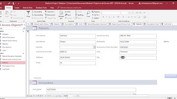 Access   Module 4 Project   Database  C  Users anike Documents Module 4 Project accdb Access 2007