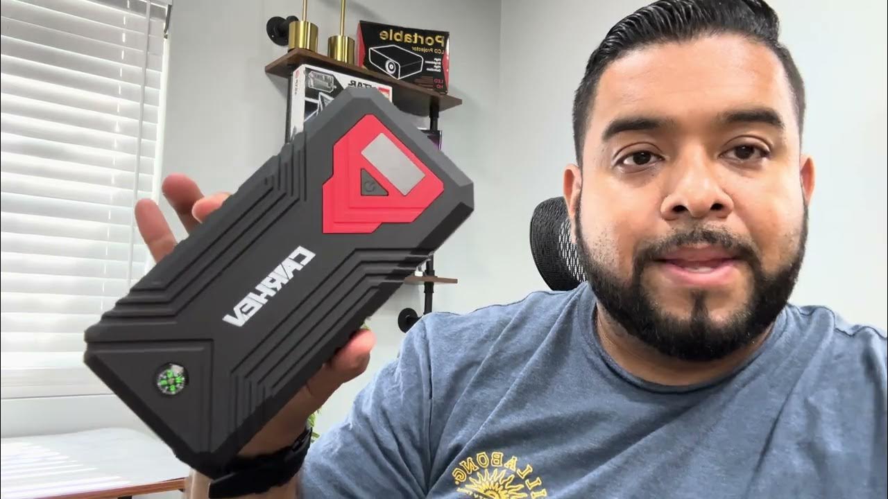 CARHEV Jump Starter, 3000A Peak 24000mAh Car Battery Jump Starter YouTube