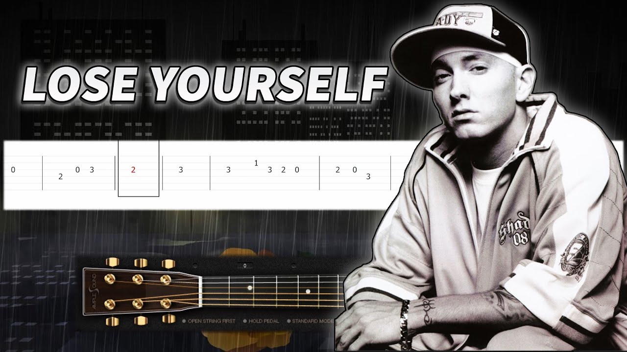 Eminem lose yourself. Эминем с гитарой. Lose yourself Guitar Tab. Эминем таб мекингбор. Lose yourself mp3