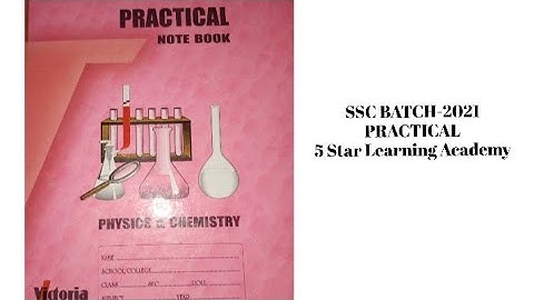 SSC BATCH-2021 PRACTICAL Vernier Scale PHYSICS. (PART 01) [5 STAR LEARNING ACADEMY ]