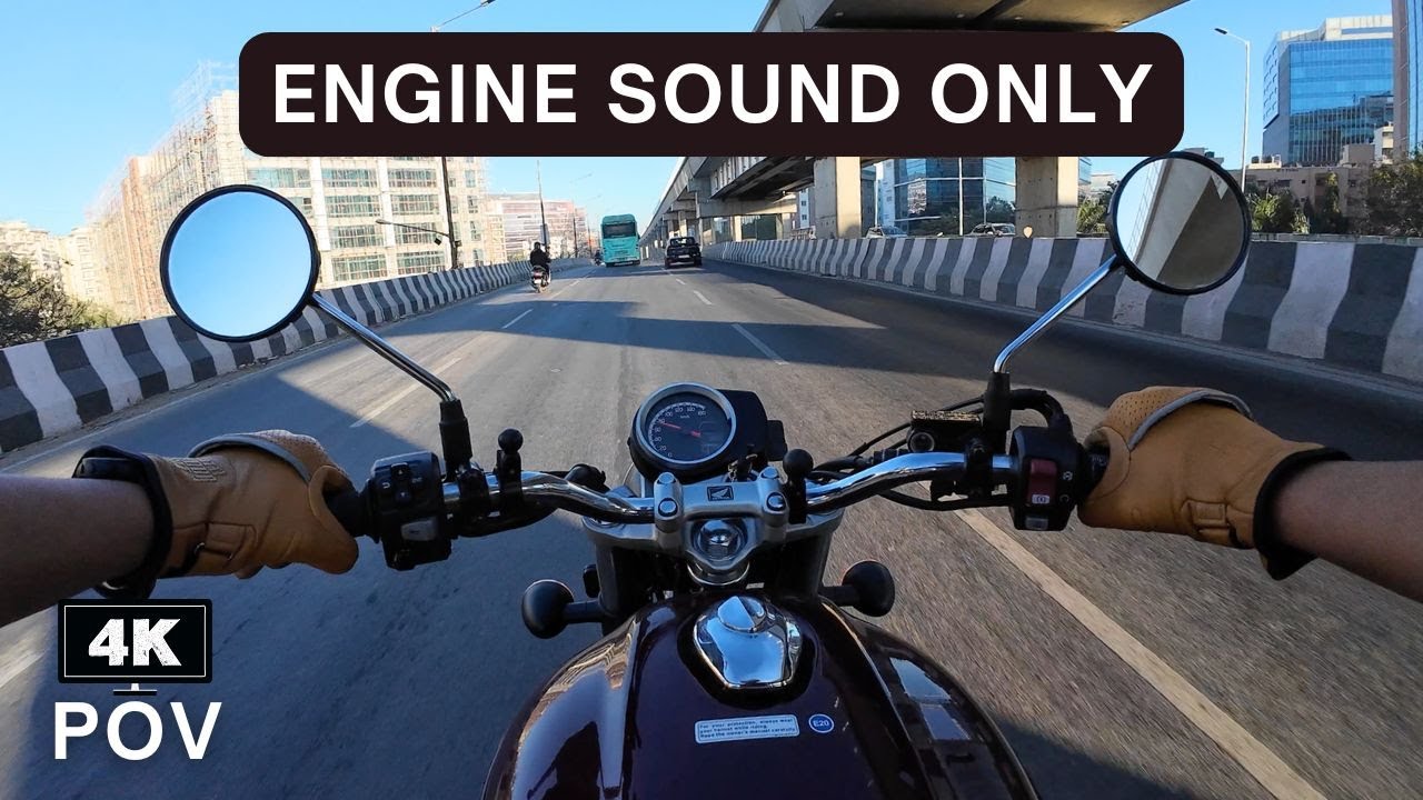 Morning Ride in Bangalore 🌅 | Honda H'ness CB350 | Pure Engine Sound & City Vibes