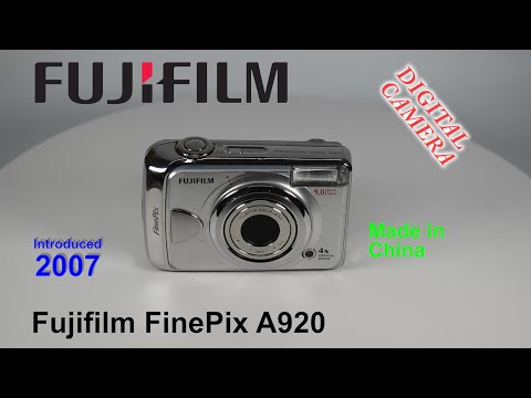 2007 Fujifilm FinePix A920 - Digital Camera - YouTube