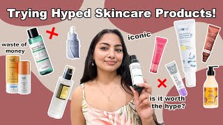 Trying HYPED Skincare Products |Unsponsored & Honest Review | COSRX, Laneige, Foxtale, Dot&Key, Plum