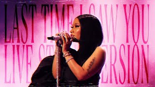 Nicki Minaj - Last Time I Saw You (VMAs Live Studio Version)