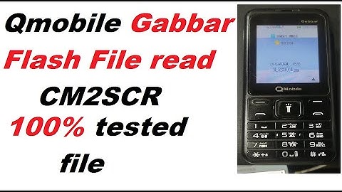 qmobile gabbar flash file