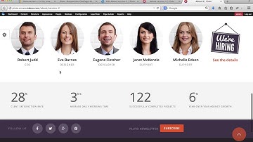Pluto Drupal Page Builder Import About Us 2