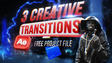 3 BEST CREATIVE TRANSITIONS in After Effects | FREE Project File