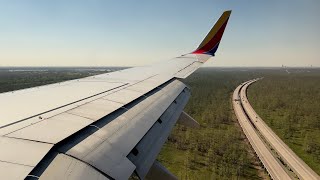 4K | Southwest Airlines Boeing 737-700 (N410WN) Beautiful Morning New Orleans Landing