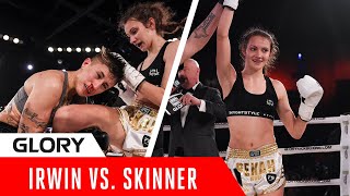 18-YEAR-OLD KICKBOXING PHENOM! GLORY 63: Rebekah Irwin v Stephanie Skinner