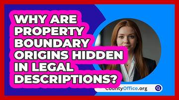 Why Are Property Boundary Origins Hidden In Legal Descriptions? - CountyOffice.org