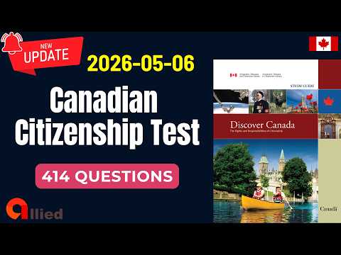Canadian Citizenship Test Questions 2026 - 414 Questions (Updated 2026-05-06)