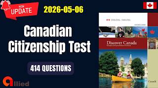414 Canadian Citizenship Test Questions 2026 | Past Real Test Questions (Updated 2026-05-06)