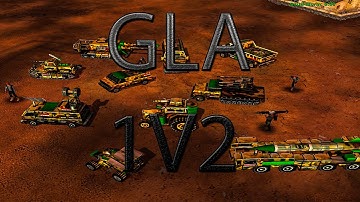 Command and Conquer Generals Zero Hour GLA 1 vs 2 Hard PC