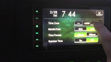 How To Change the Time on the Pioneer SPH-DA120 AppRadio 4