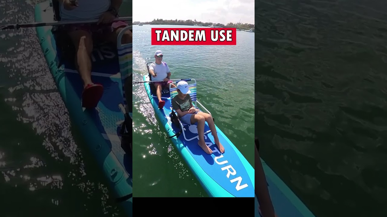 Saturn Racing Sport Hybrid Tandem Kayak / SUP Paddle Board.  