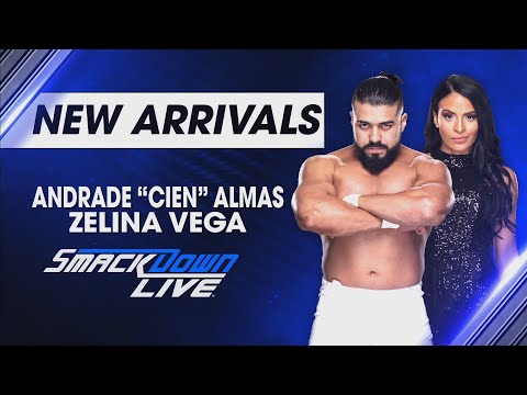 Andrade "Cien" Almas & Zelina Vega have a message for Team Blue: SmackDown LIVE, April 17, 2018