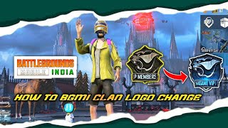 How To Bgmi Clan Logo Change Colour