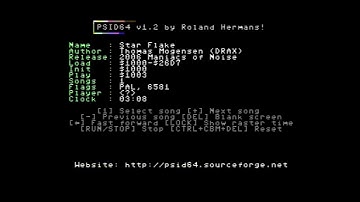 Star Flake by DRAX (C64) (6581R3) (Real hardware recording)