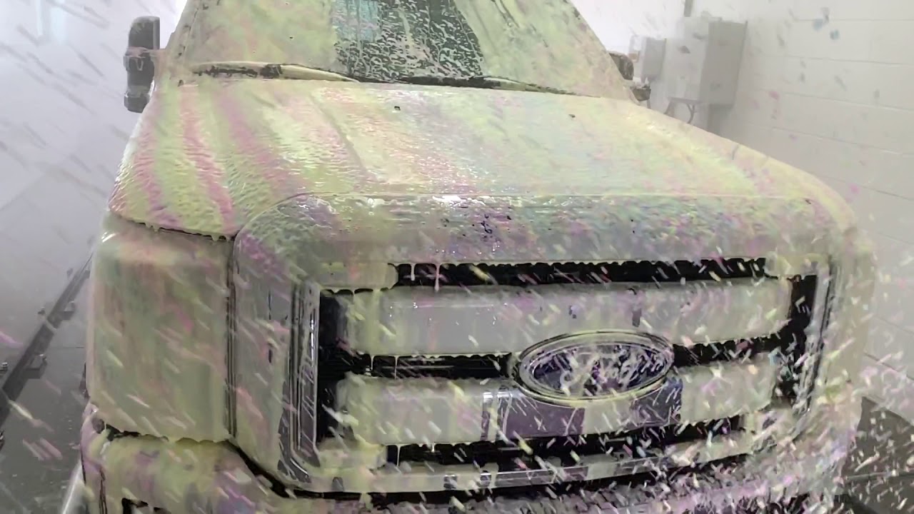 Tri-foam getting it clean